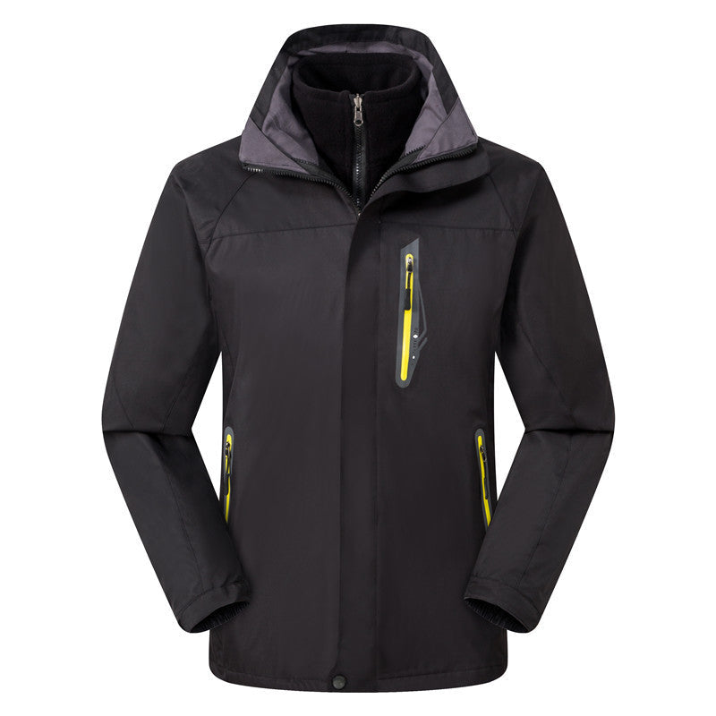 Herren Jacke mit Kapuze - Wasserabweisend und winddicht - J&B - 2 - Annoboutique