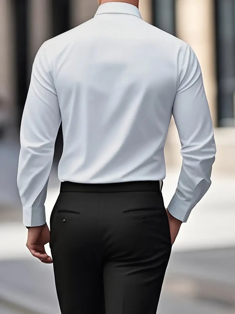 Luca – Klassisches Business Hemd Herren Langarm