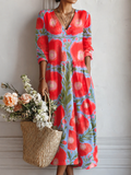 Milly – Blumenmuster-Kleid mit praktischen Taschen