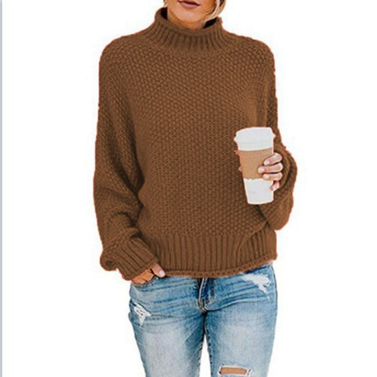 Valeria – Grobstrick Rollkragenpullover Damen