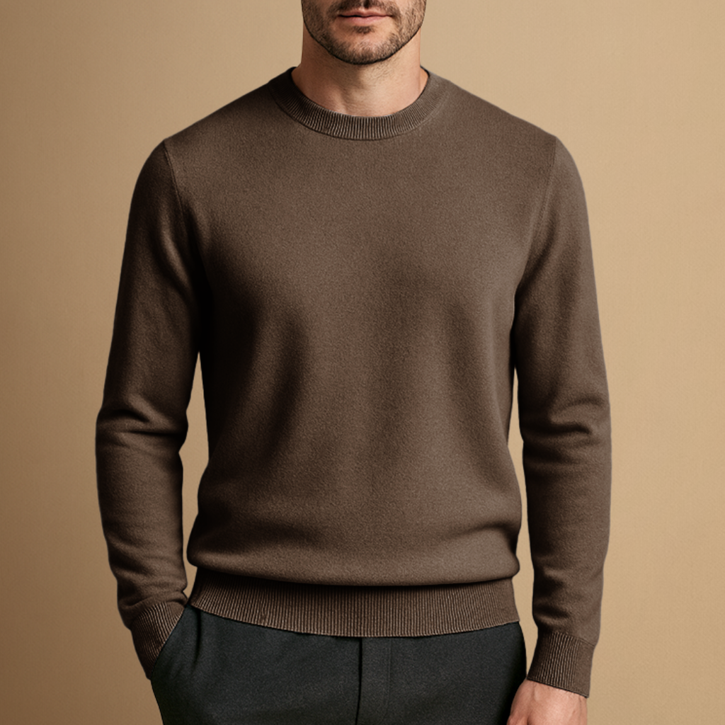 Leon – Feinstrick Pullover für Herren