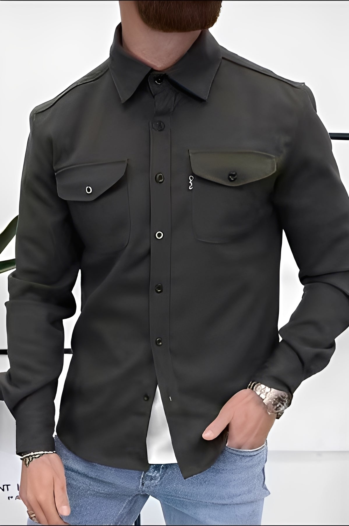 Finn – Overshirt mit Brusttaschen für Herren