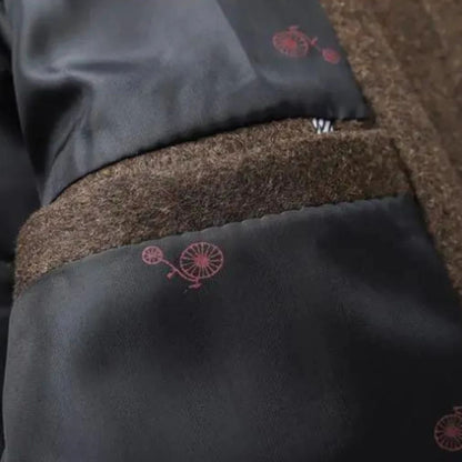 Andrés – Eleganter Herren Wintermantel mit Stehkragen