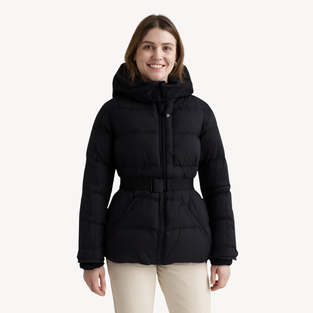 Sophie – Taillierte Steppjacke mit Gürtel für Damen