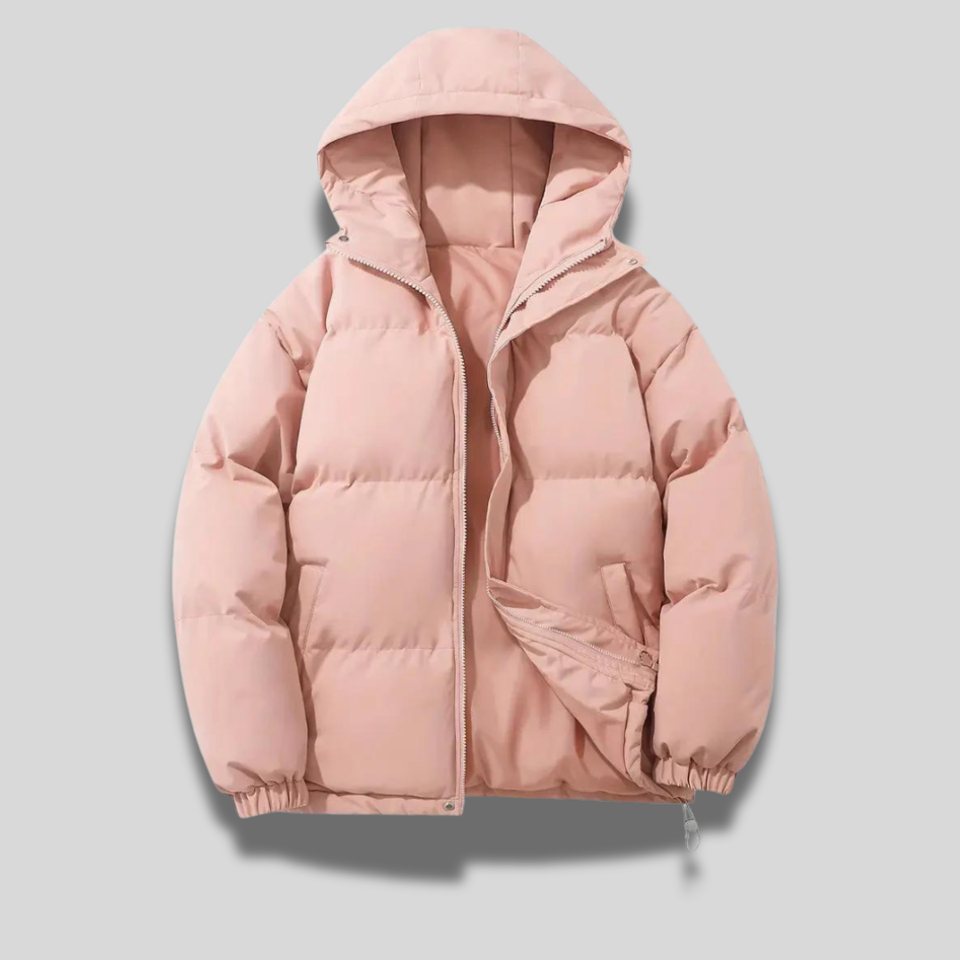 Milan - Herren Winterjacke mit Kapuze und Reißverschluss