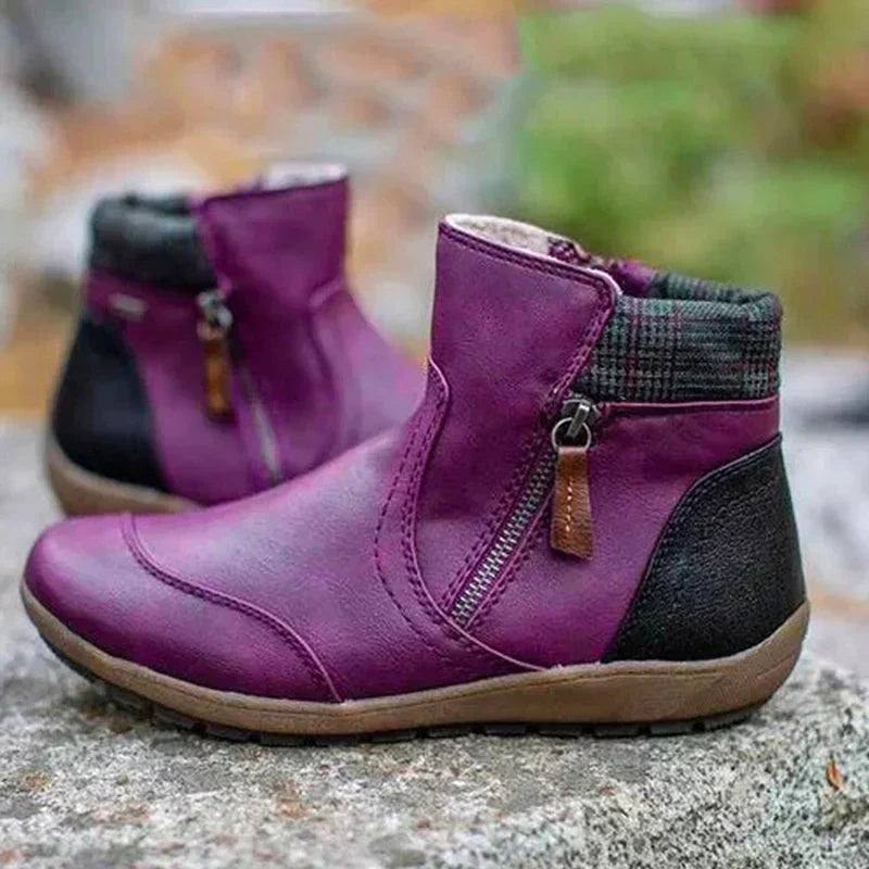 Marina – Komfortable Damen Stiefelette mit Reißverschluss