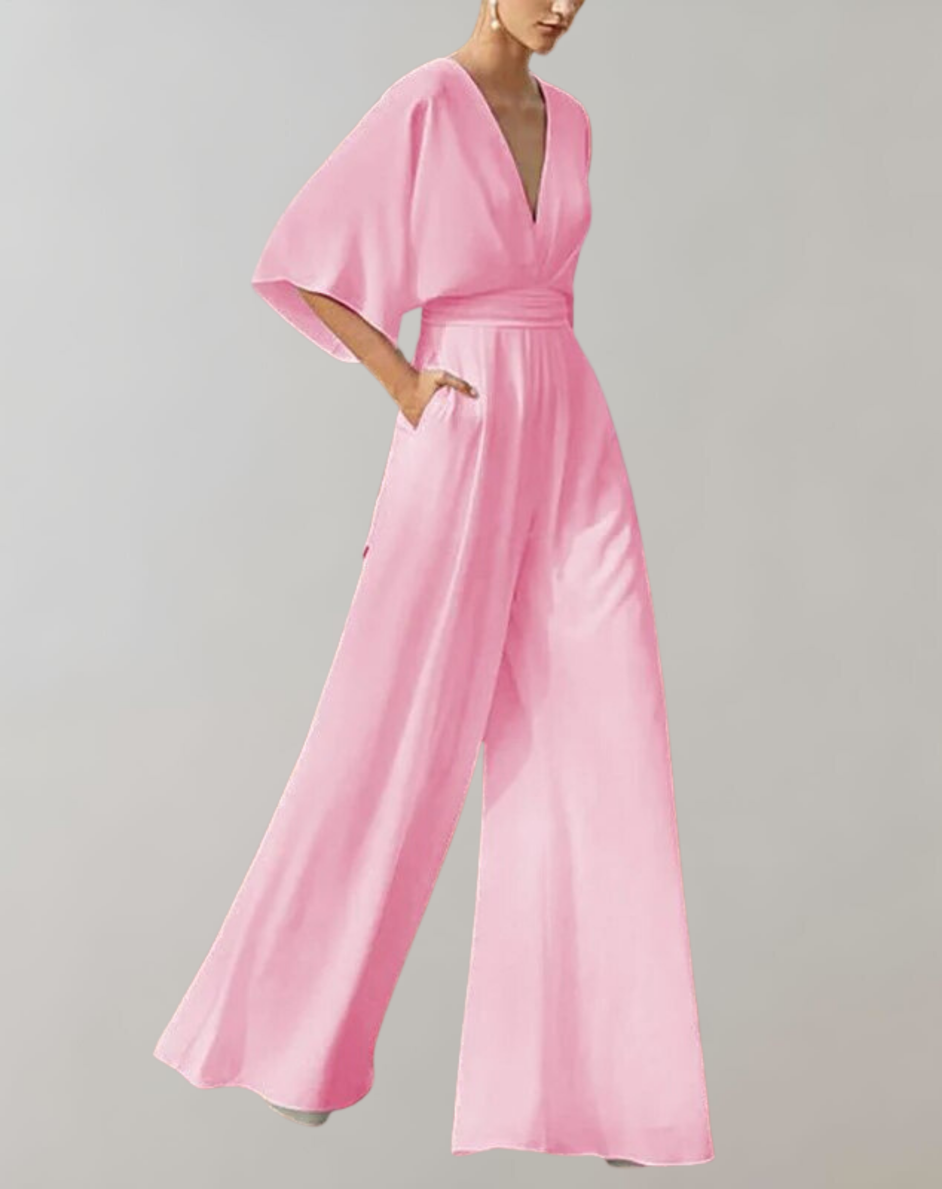 Ava – Eleganter Weitbein-Jumpsuit für Damen