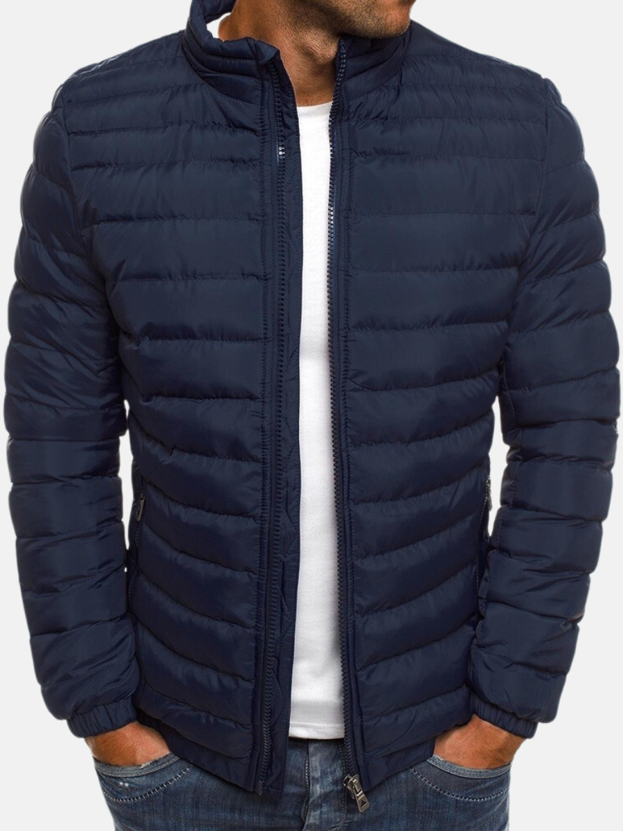 Timon – Herren Steppjacke mit Reißverschluss und modernem Schnitt