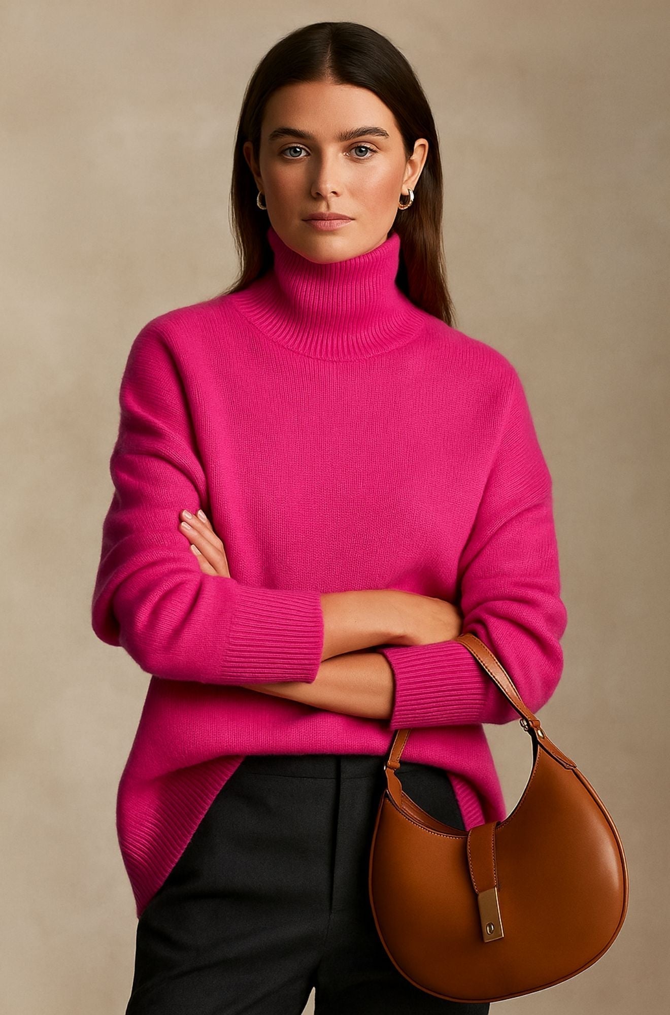 Anna – Warmer Rollkragenpullover im eleganten Winter-Look für Damen