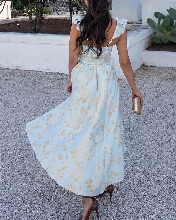 Valeria - Damen Sommerkleid mit Blumenmuster