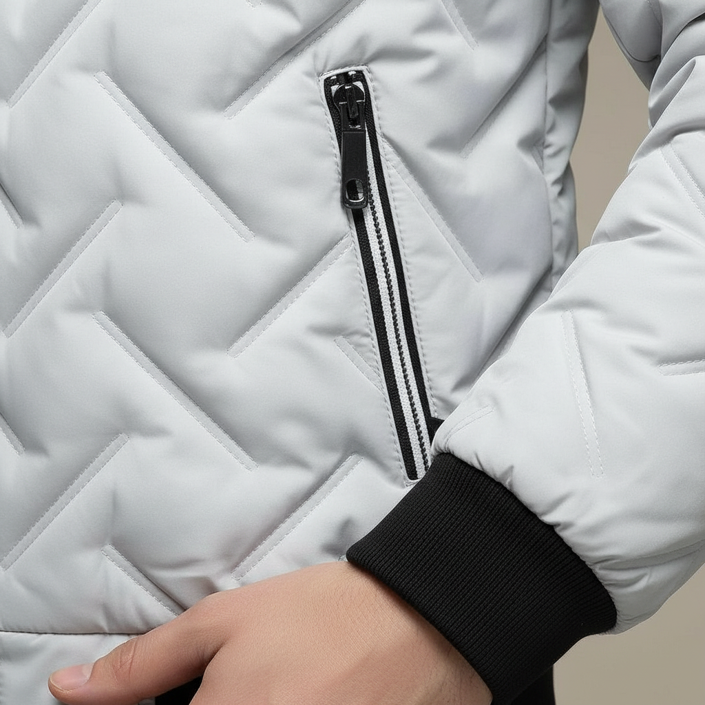 Cole – Gesteppte Übergangsjacke mit Stehkragen Herren