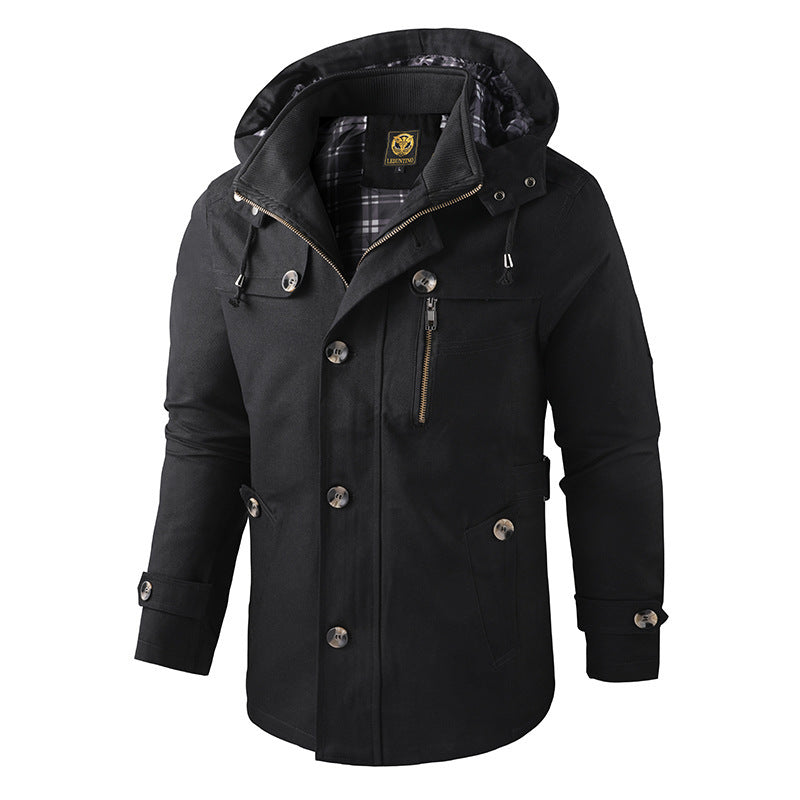 Diego – Funktionale Herren Winterjacke mit Kapuze