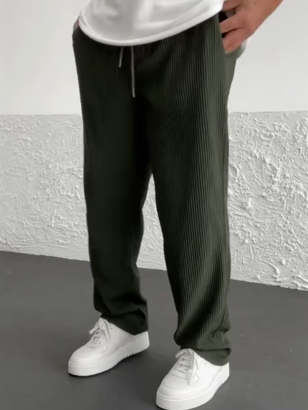 Ryan – Lässige Rippstrick-Jogpants für Herren
