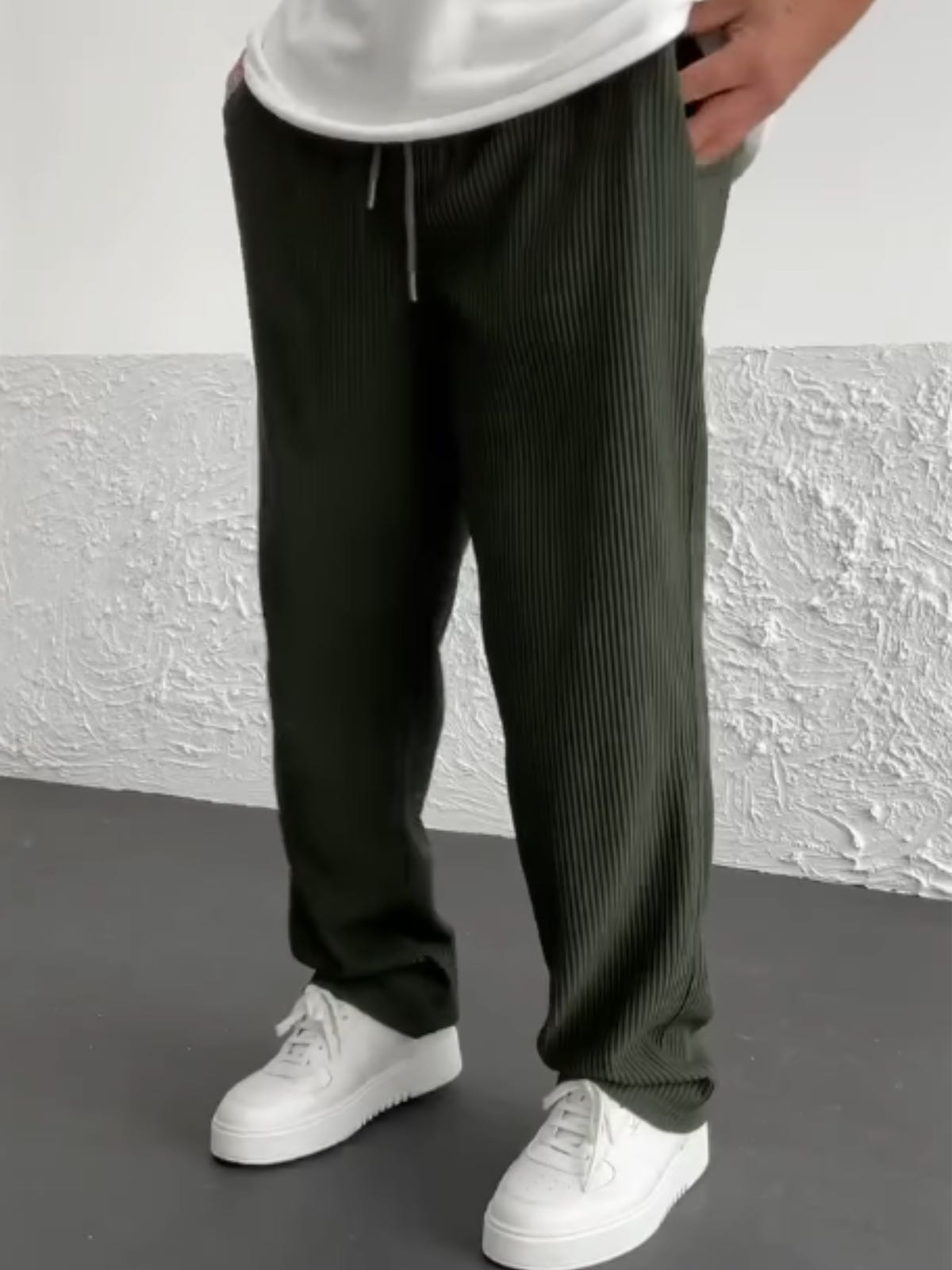 Ryan – Lässige Rippstrick-Jogpants für Herren