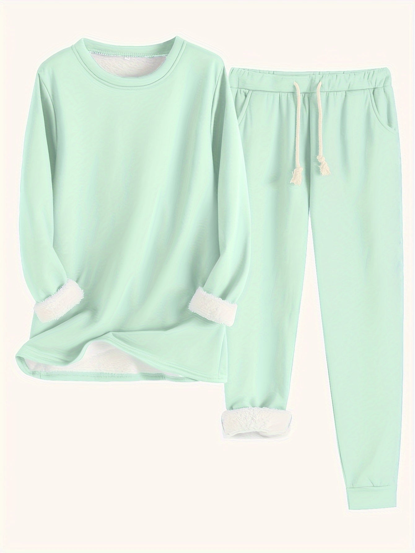 Aitana – Kuscheliges Damen Lounge-Set mit Fleecefutter