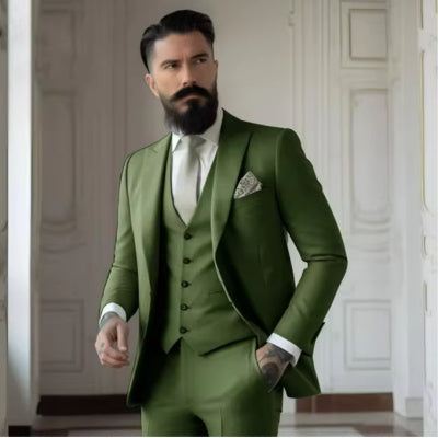 James – Eleganter Slim Fit Herren Dreiteiler Anzug