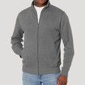 Moderne Herrenjacke mit Reißverschluss und Stehkragen - J&B - 1 - Annoboutique
