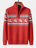 Felix - Herren Strickpullover mit Wintermuster