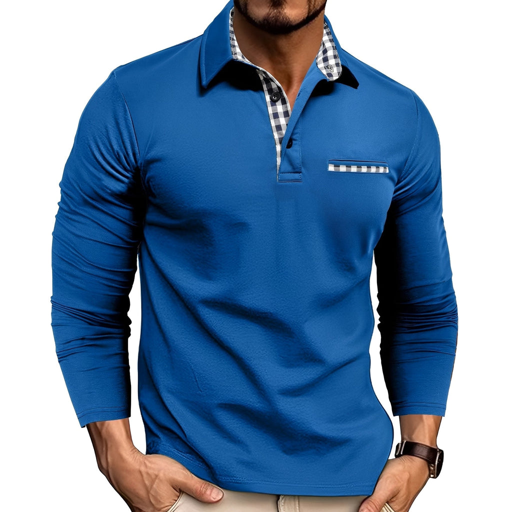 Mason – Modernes Karodetail-Poloshirt Herren