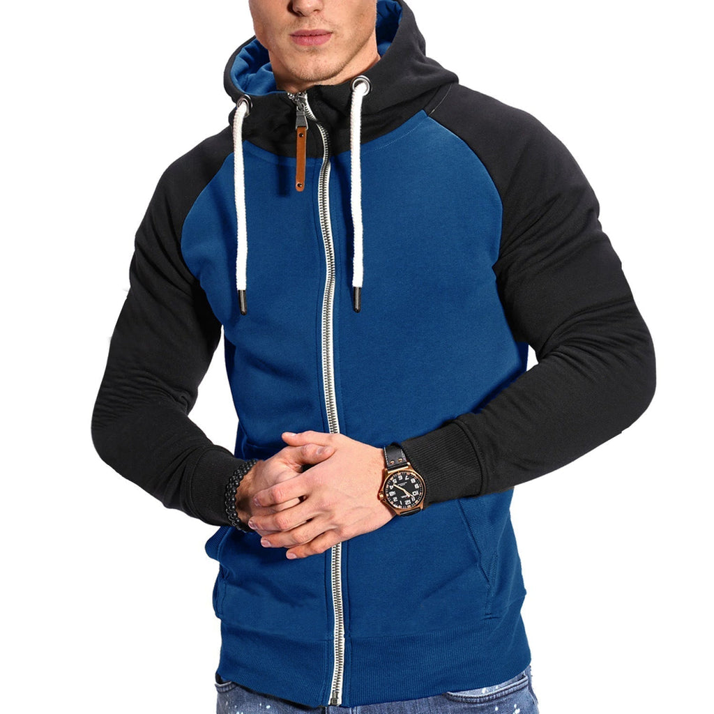 Liam – Sportliche Herren Zip-Hoodie mit Kapuze