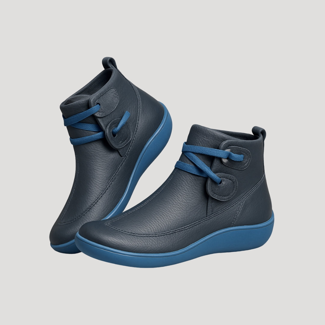 Evelyn – Bequeme Strukturierte Damen Ankle Boots