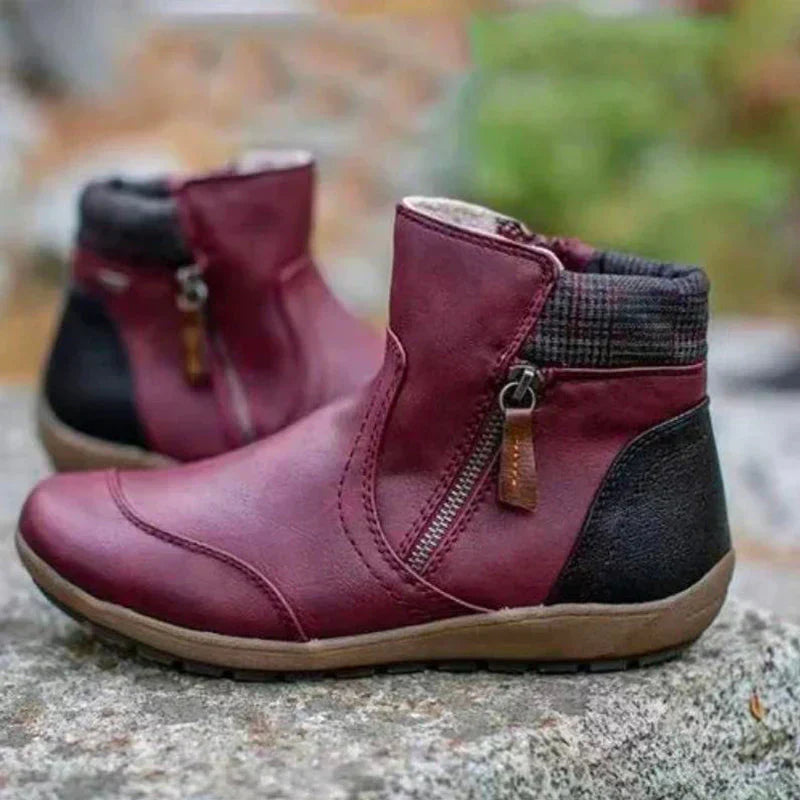 Marina – Komfortable Damen Stiefelette mit Reißverschluss