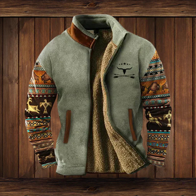 Bastian – Gefütterte Fleecejacke im Outdoor-Stil für Herren