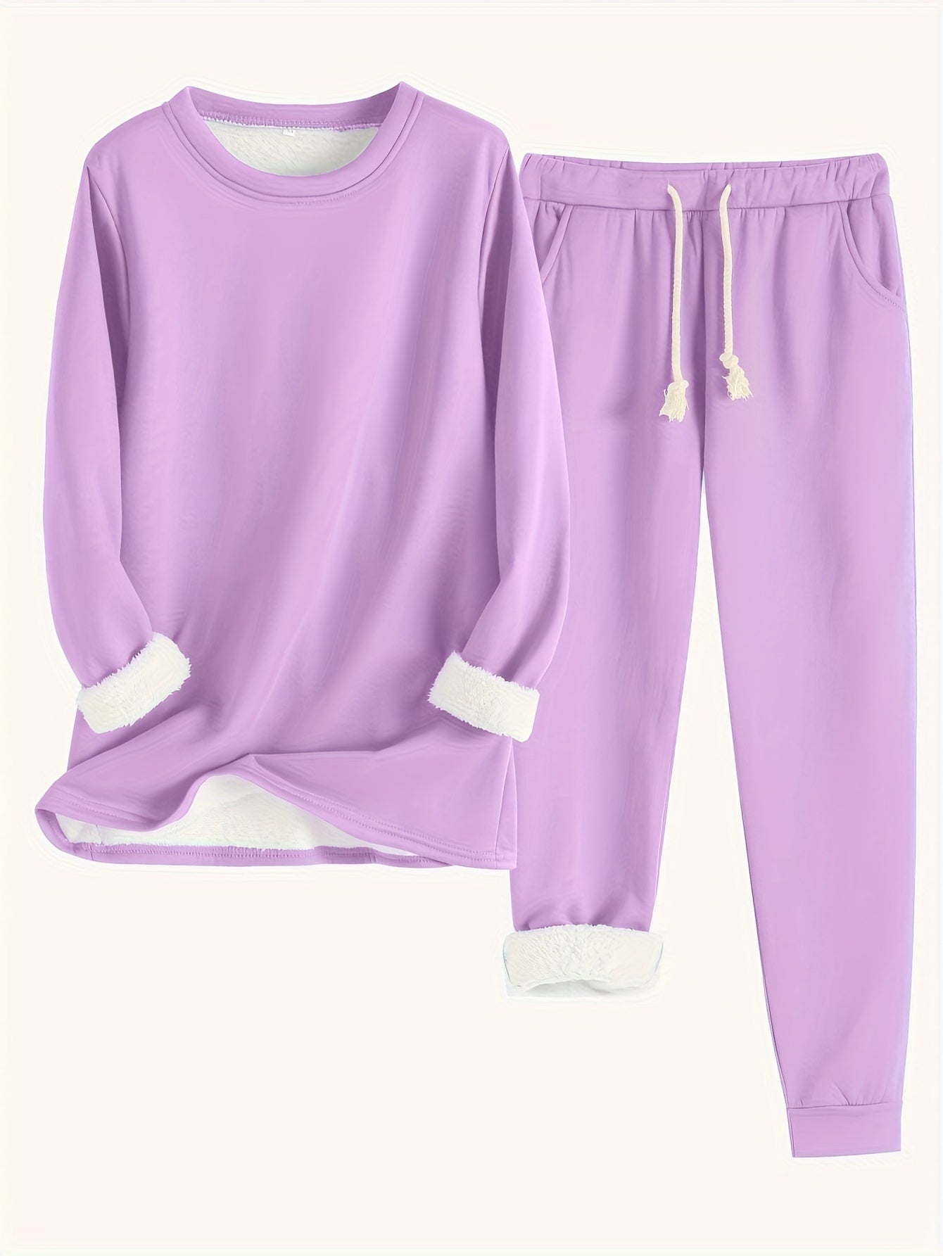 Aitana – Kuscheliges Damen Lounge-Set mit Fleecefutter