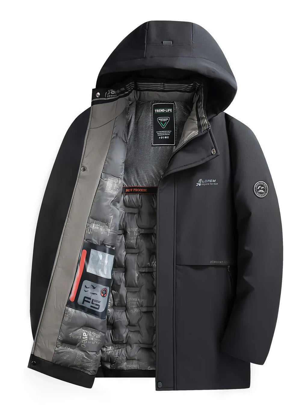 Daniel – Funktionaler Winterparka mit Kapuze für Herren