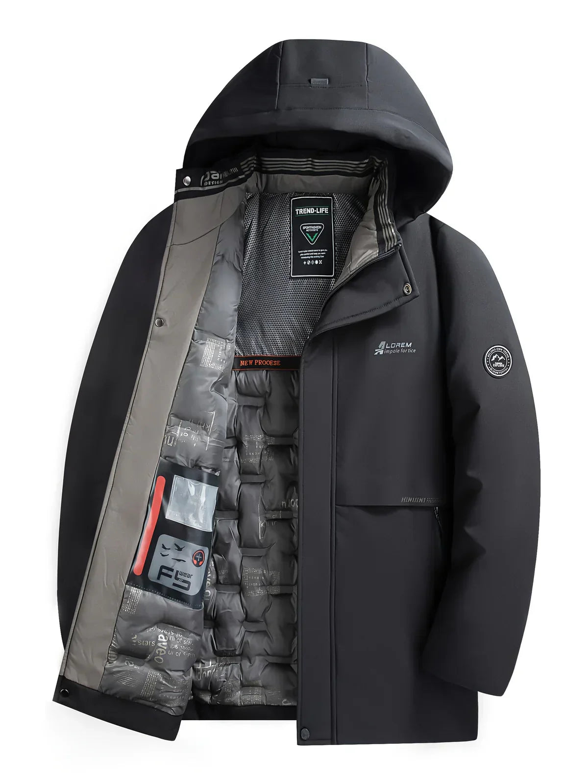 Daniel – Funktionaler Winterparka mit Kapuze für Herren