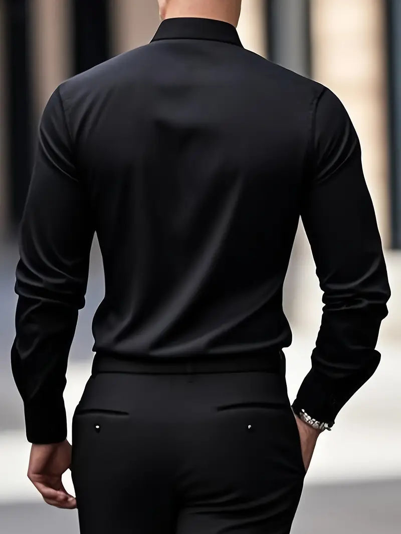 Luca – Klassisches Business Hemd Herren Langarm