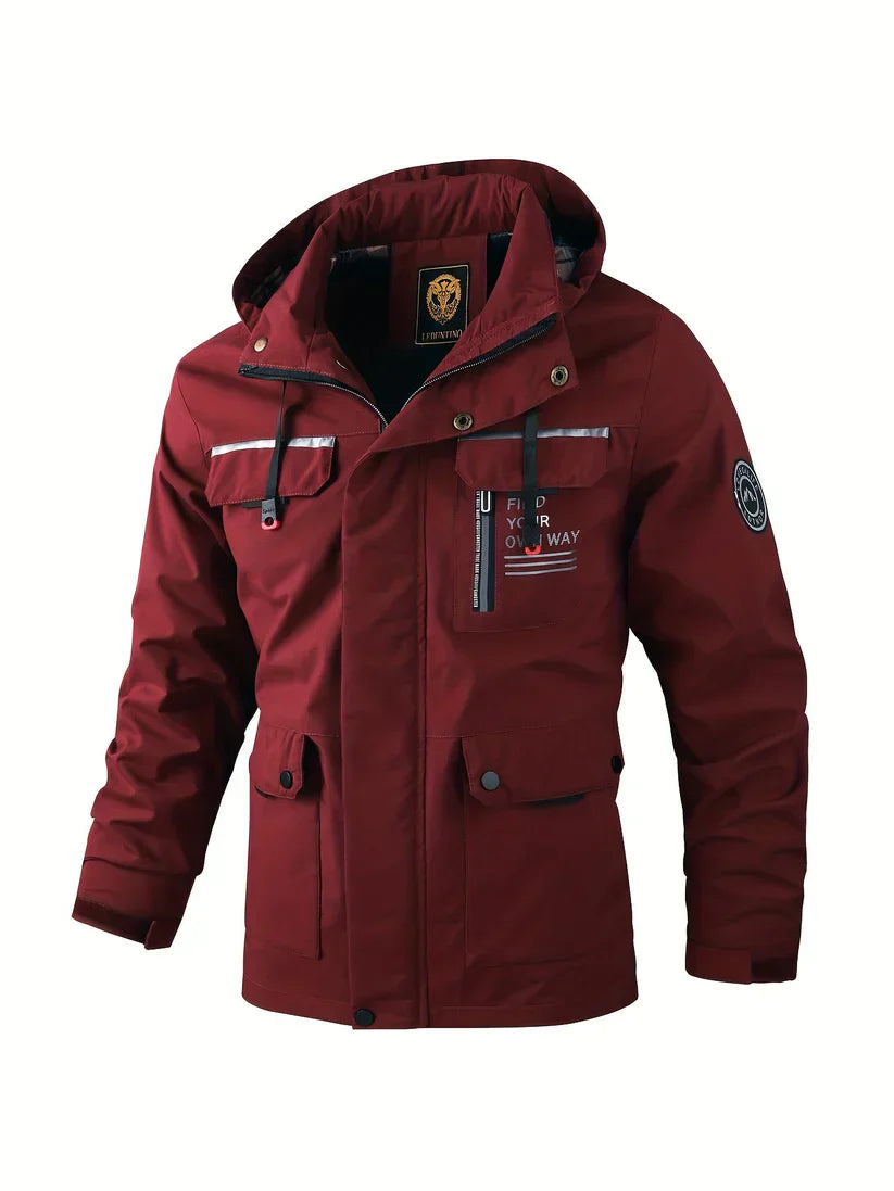 Logan – Robuster Gefütterter Herren Outdoor Parka mit Kapuze