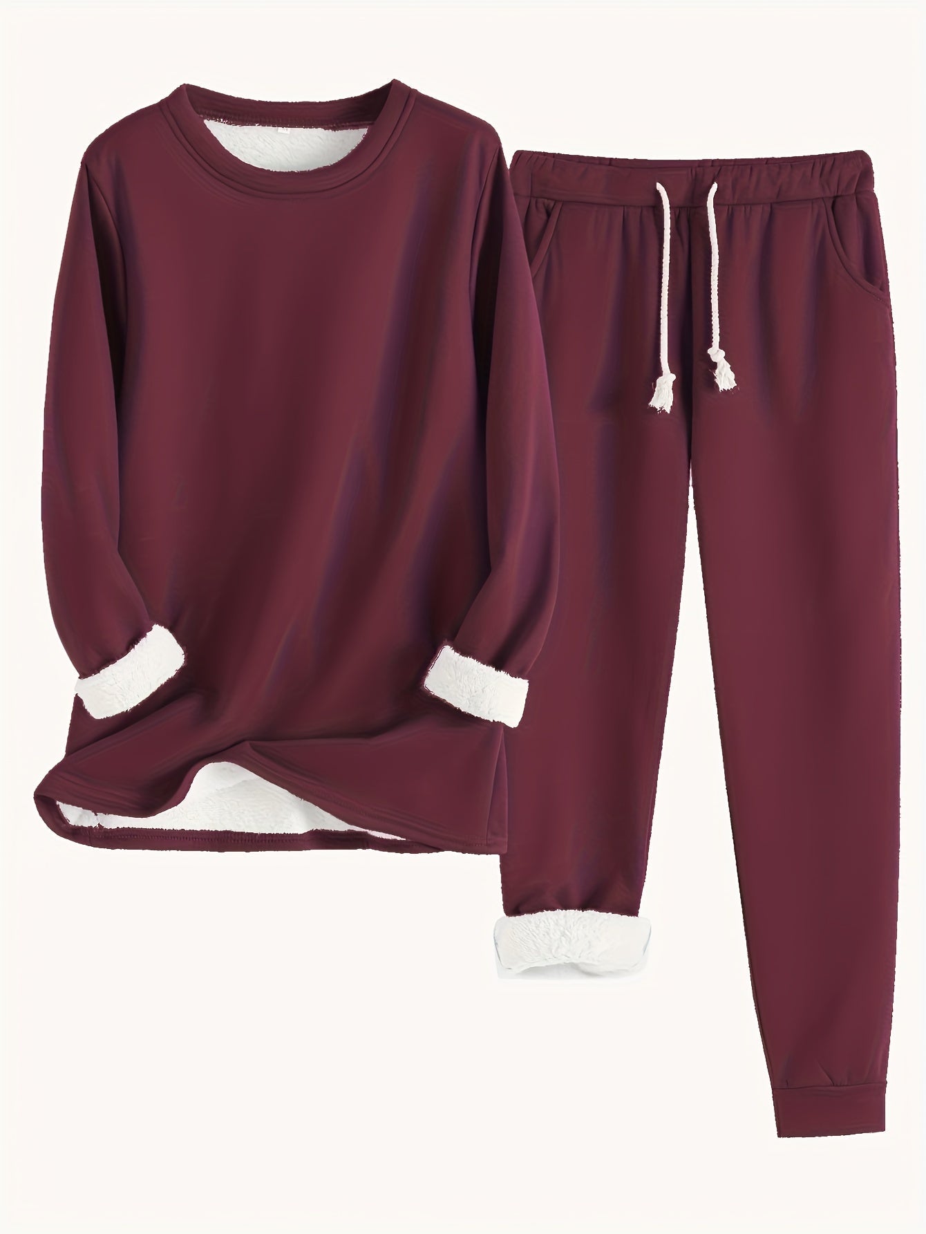 Aitana – Kuscheliges Damen Lounge-Set mit Fleecefutter