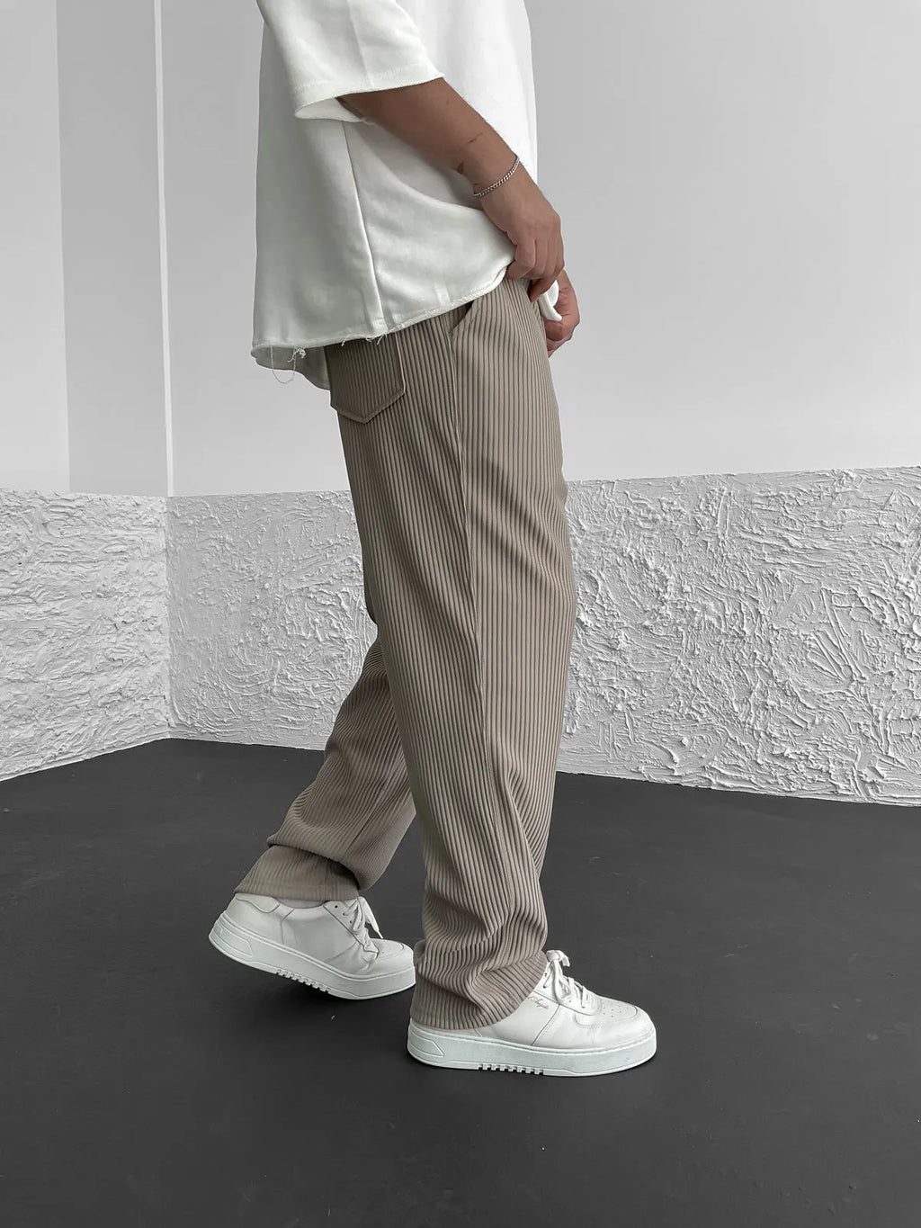 Ryan – Lässige Rippstrick-Jogpants für Herren