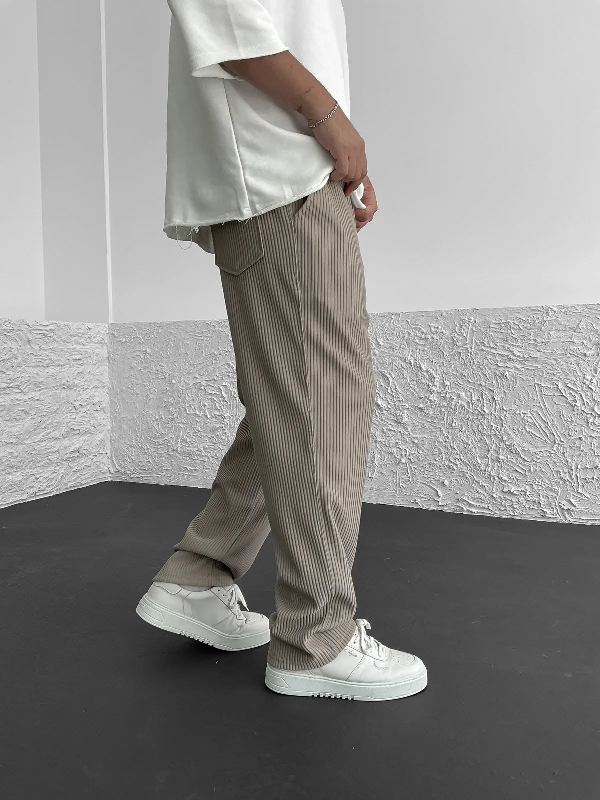 Ryan – Lässige Rippstrick-Jogpants für Herren