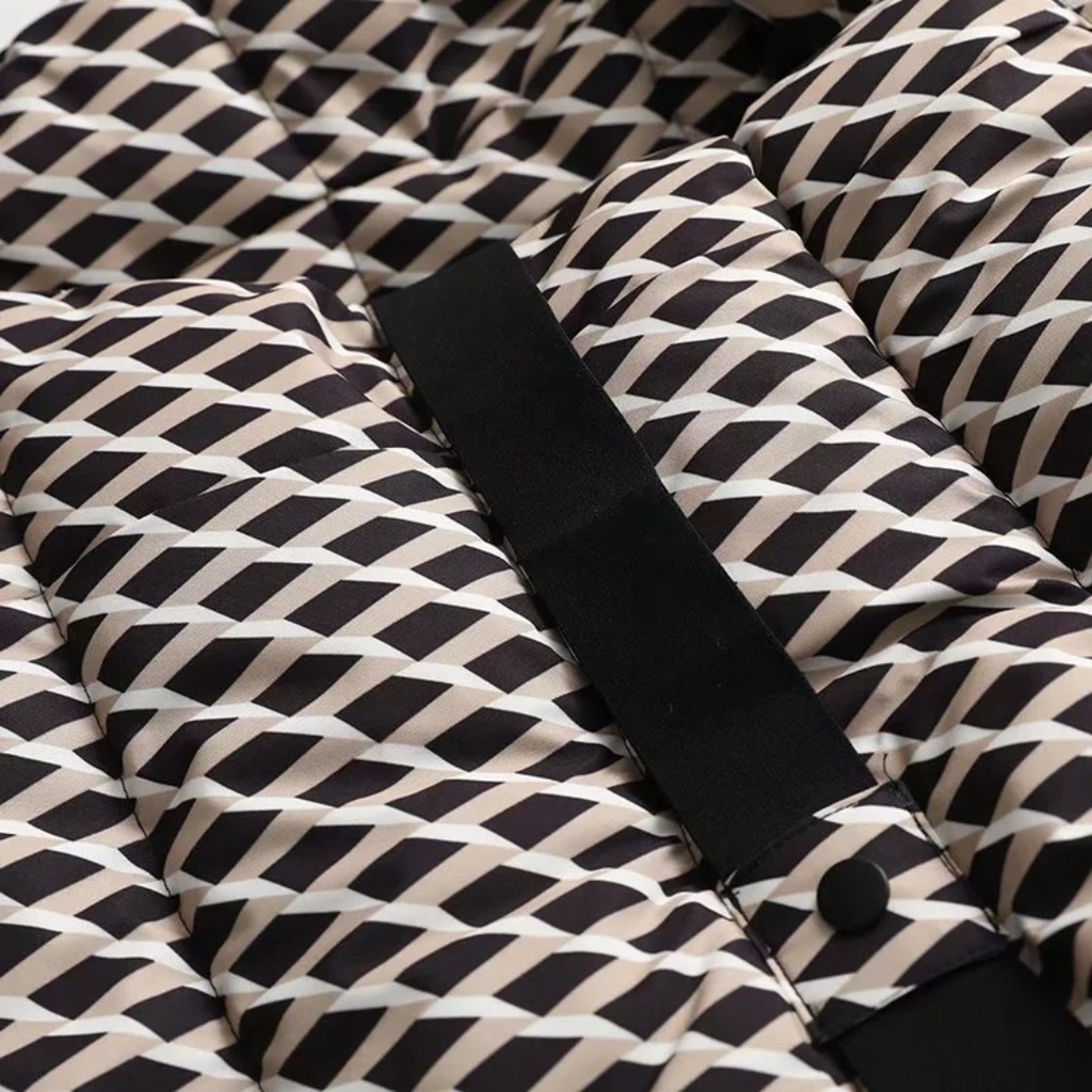 Sophie – Taillierte Steppjacke mit Gürtel für Damen