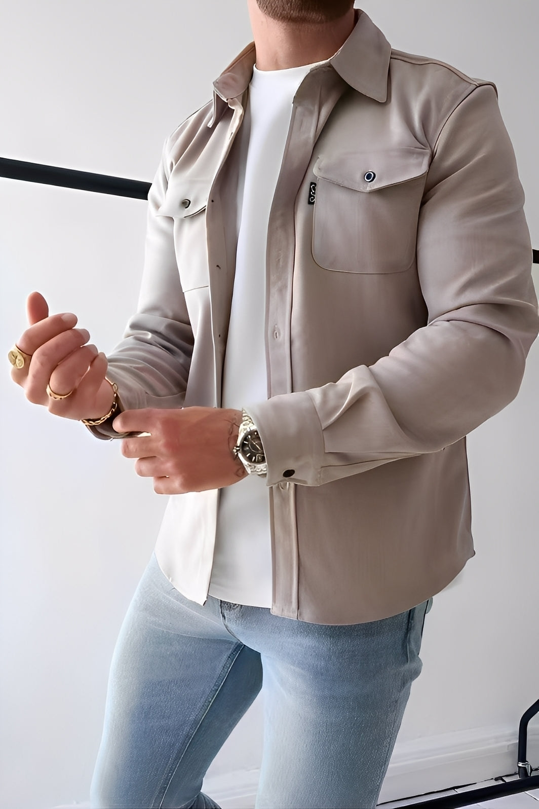 Finn – Overshirt mit Brusttaschen für Herren