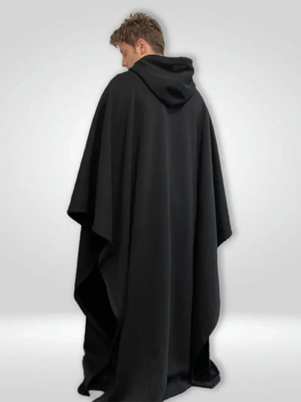 Adrian - Herren Poncho mit Kapuze bequem