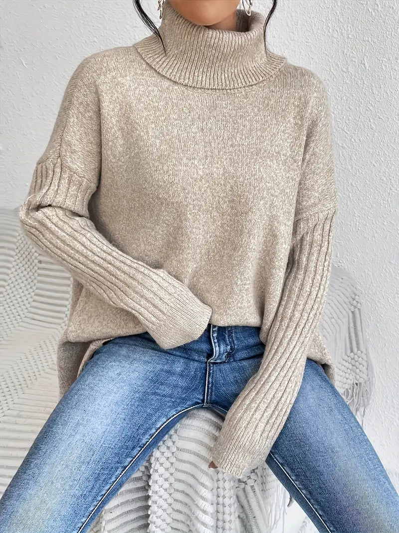 Sienna – Oversize-Rollkragenpullover für Damen