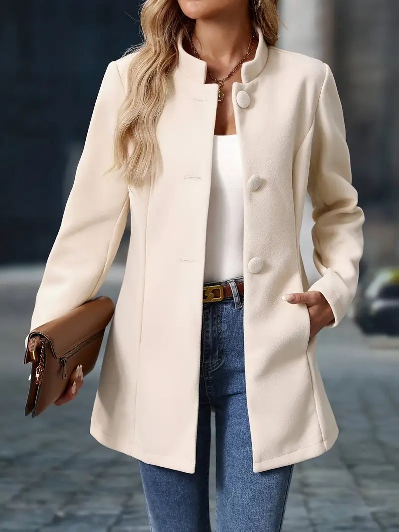 Klara – Damen-Mantel mit Eleganter Minimal-Silhouette