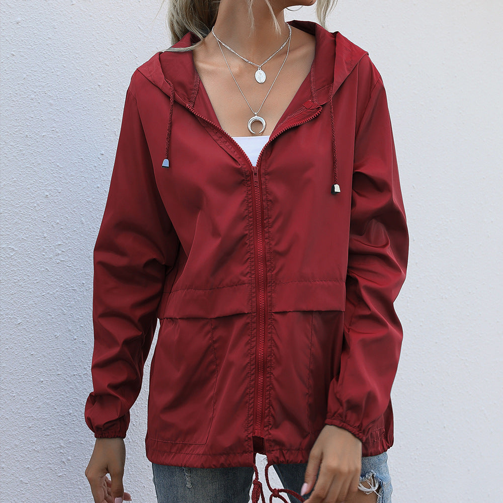 Modische Damenjacke mit Kapuze und lockerer Silhouette - J&B - 5 - Annoboutique