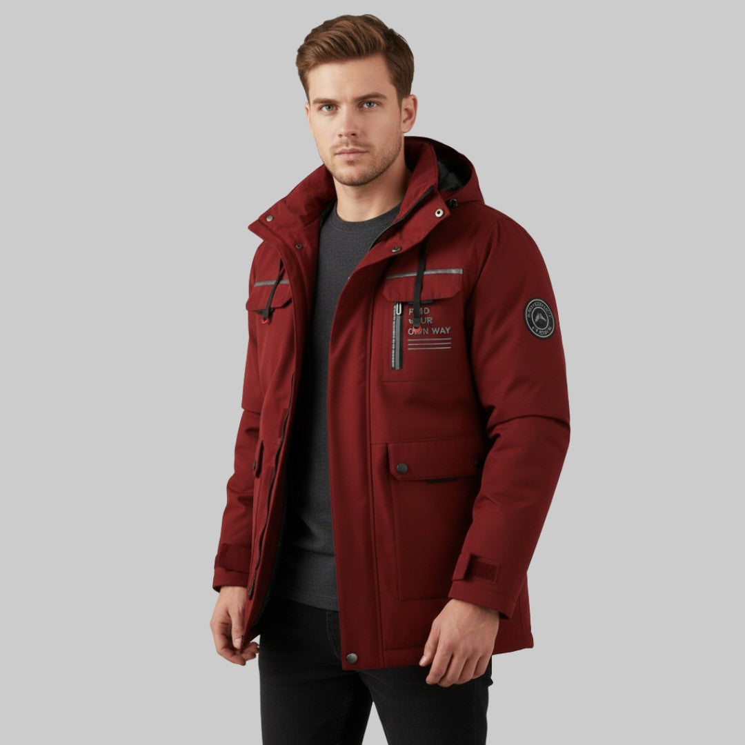 Oliver – Funktionale Winterparka-Jacke mit Kapuze für Herren