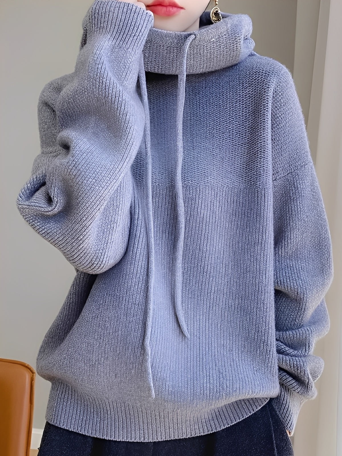 Lea – Strickpullover mit Rollkragen für Damen