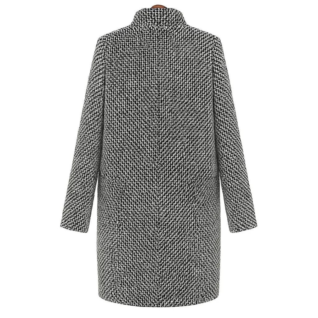 Isla – Eleganter Struktur-Mantel für Damen