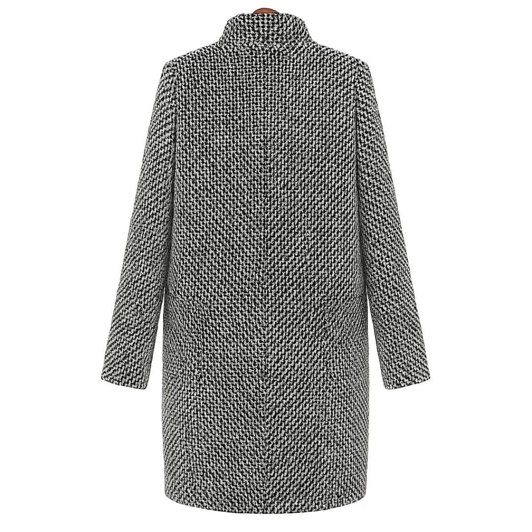 Isla – Eleganter Struktur-Mantel für Damen