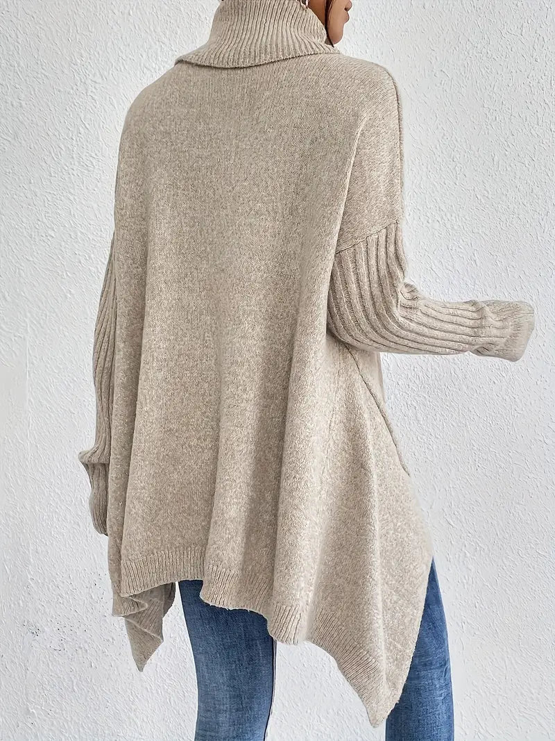 Sienna – Oversize-Rollkragenpullover für Damen