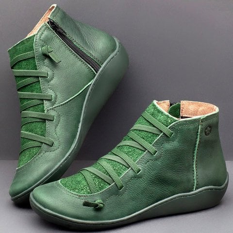 Carlos – Urbaner Schnürstiefel mit seitlichem Reißverschluss Unisex
