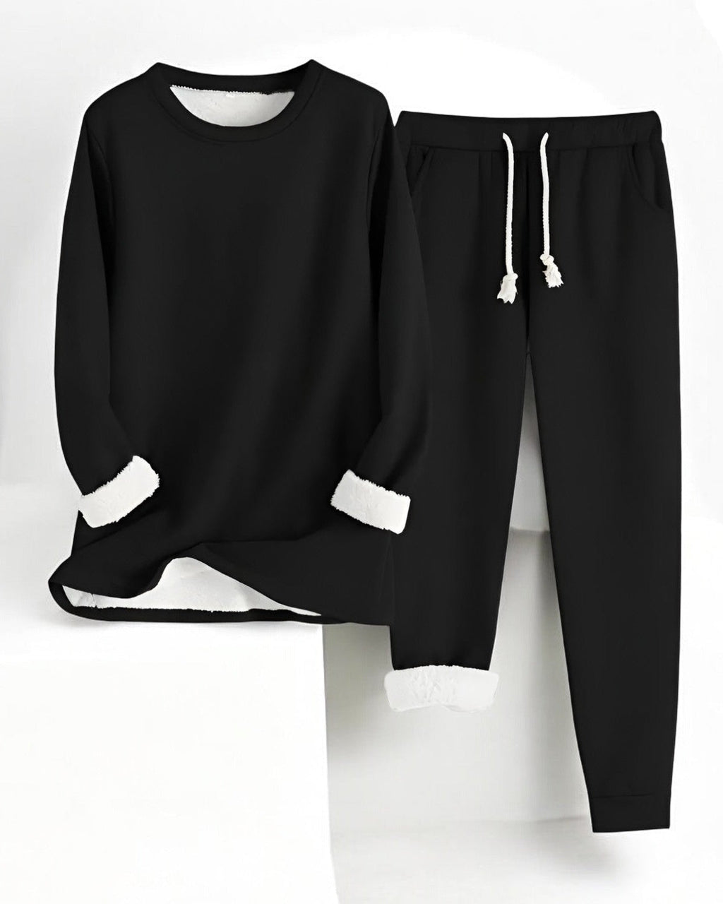 Amelia – Fleece-Gefütterter Cozy Lounge Set für ultimativen Komfort
