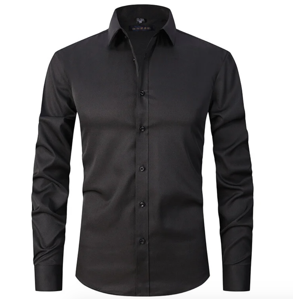 Herren Hemd Slim Fit mit elastischem Schnitt und komfortabler Passform - 7 - Annoboutique