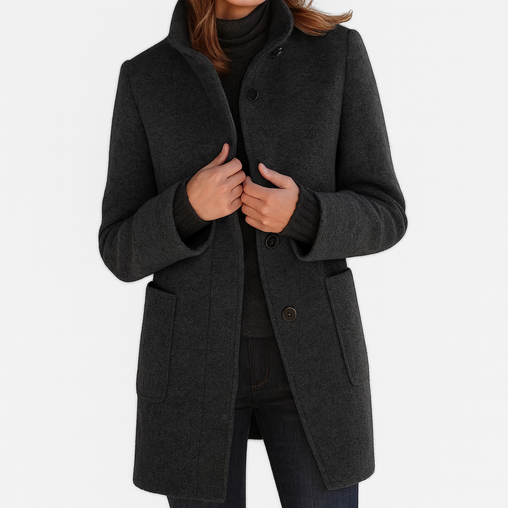 Renata – Eleganter Damen Wollmantel